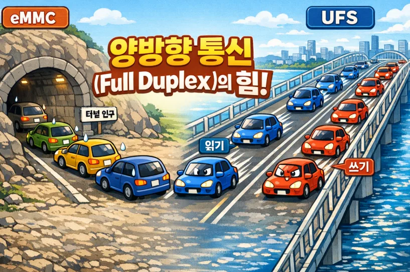 UFS vs eMMC: 2026년 스마트폰 속도 결정하는 저장장치 차이점 2
