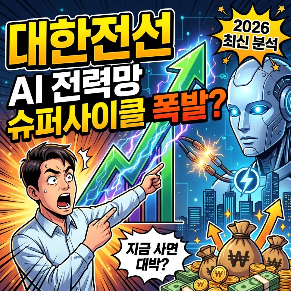 대한전선 주가 전망: AI 전력망 슈퍼사이클 수혜주 될까? 2026년 분석