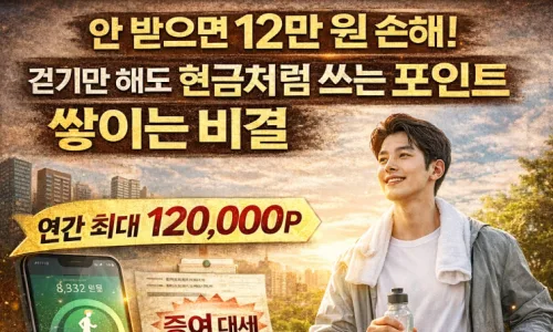 걷기만 해도 12만원? 건강생활지원금 2026년 혜택 총정리 2