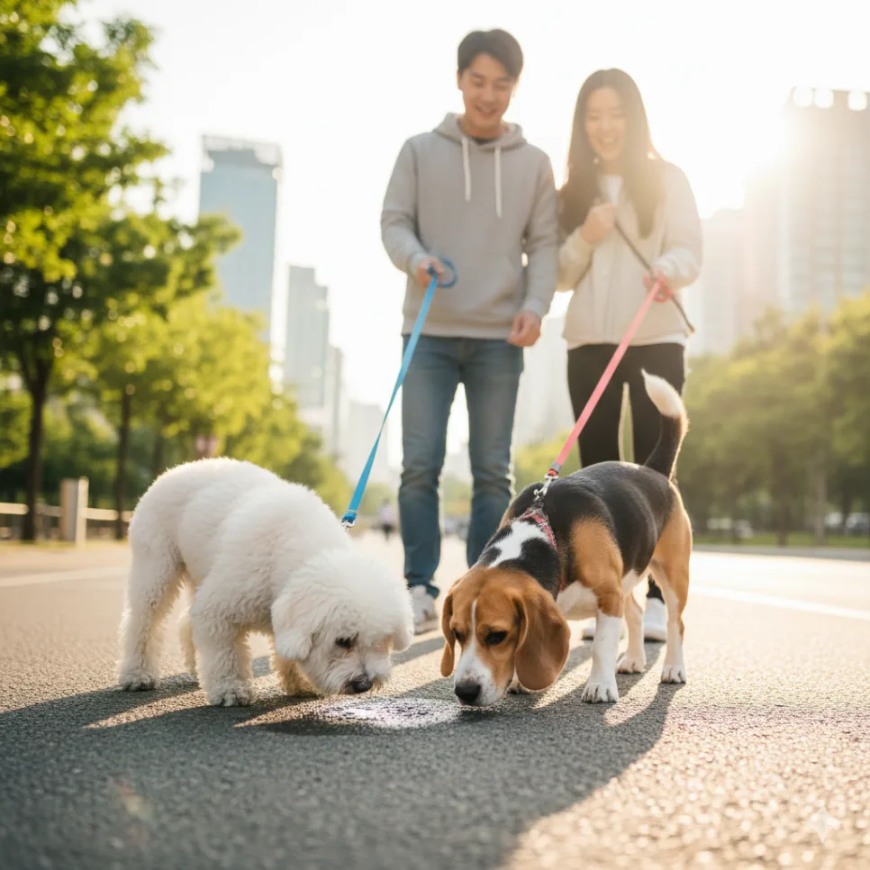 강아지 냄새 맡기 본능 2026: 오줌·생식기·엉덩이 정보 분석 완벽 해부 2