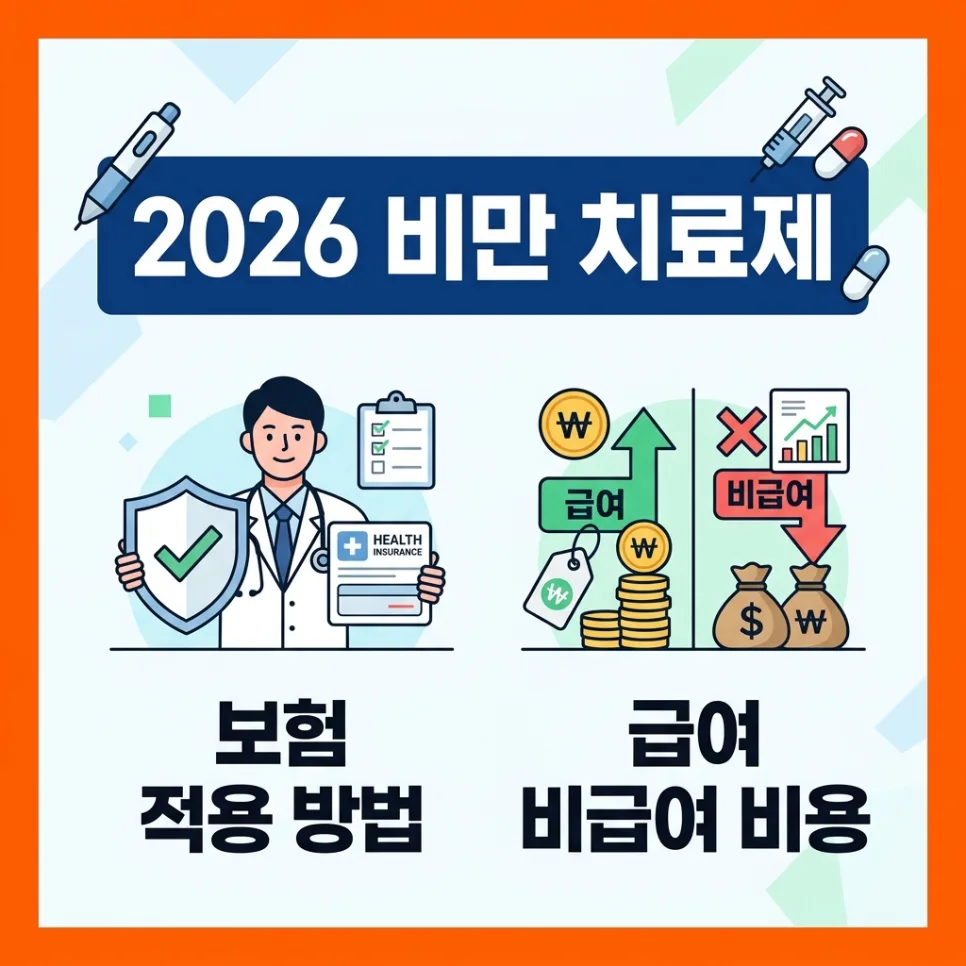 2026 비만 치료제 보험 적용, 급여·비급여 비용 완벽 정리