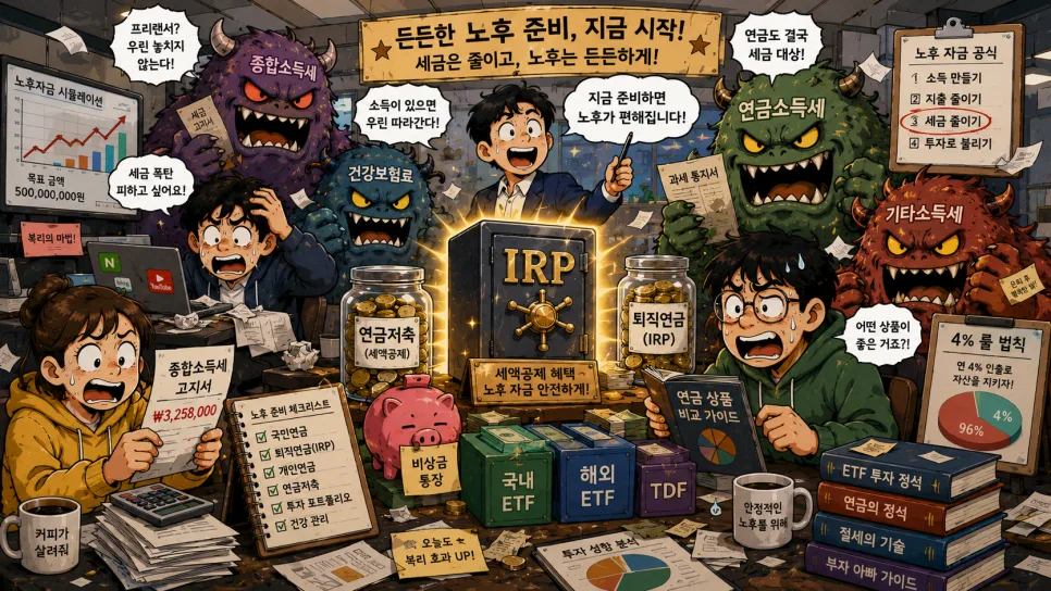 IRP 세액공제 한도 및 활용법 2026: 연금처럼 굴리는 절세 비결