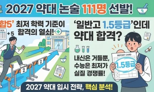 2027 대입 수학 필승 전략: 의대 증원·무전공 시대 합격 비결 2