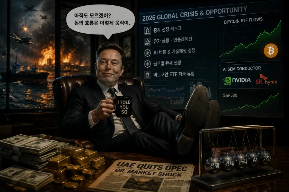2026년 세계 경제 위기 신호? 부자들의 투자 전략은?