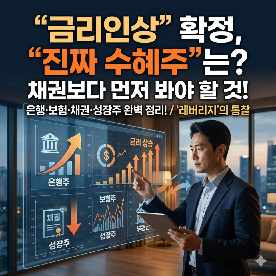 금리인상 수혜주, 채권 전망 2026년 총정리