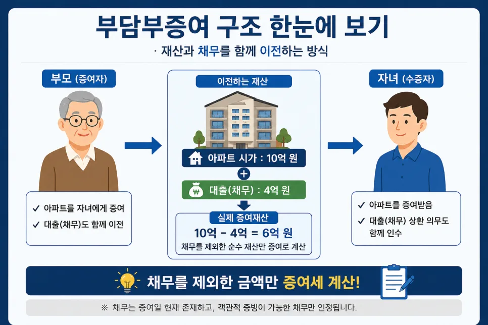 부담부증여 절세법 2026: 세금 폭탄 피하는 방법 총정리