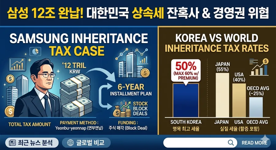 삼성家 12조 상속세, 어떻게 마련했을까? (2026년 전망) 2