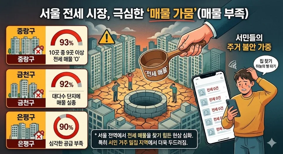 2026년 전세난 심화: 주식 수익으로도 감당 못 할 집값, 대처법은? 2