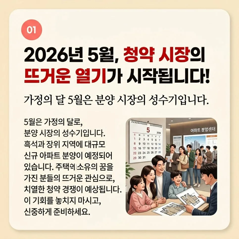 2026년 5월 흑석·장위 대단지 청약, 성공 전략과 주의점 총정리