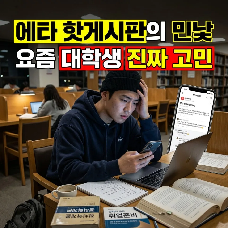 요즘 대학생 고민 2026: 에타 핫게 고민 총정리 — 사회·시사 — raon_life_style