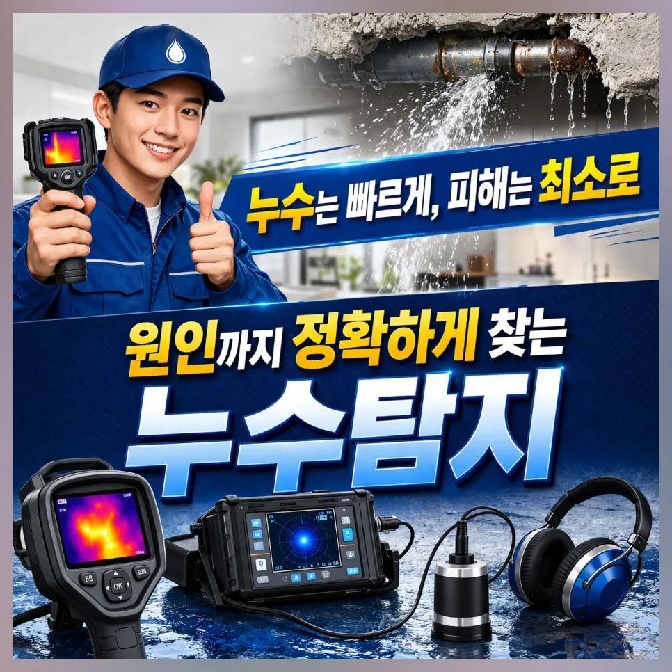 아파트 싱크대 누수, 정발산 누수탐지 2026년 해결법