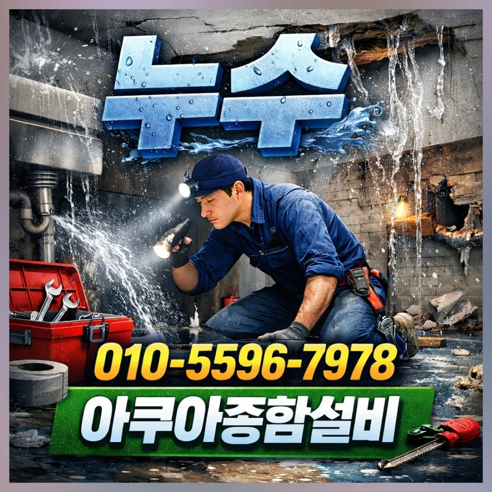 아파트 싱크대 누수, 정발산 누수탐지 2026년 해결법 2