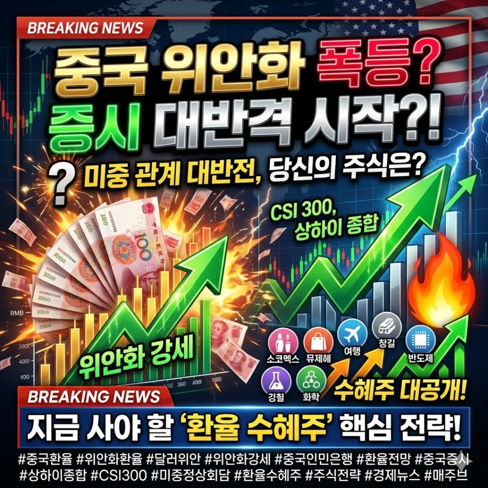 2026년 위안화 강세 이유와 한국 증시 영향 분석 — 비즈니스·경제 — wordoftheday