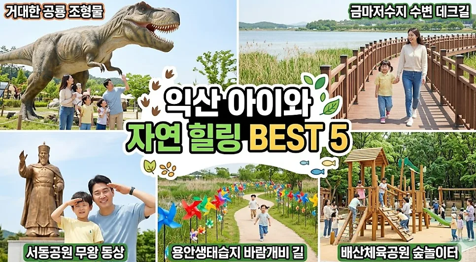 아이와 함께 익산 자연 힐링 여행 코스 2026: 공룡·습지·공원 추천 — 한국여행 — i0865