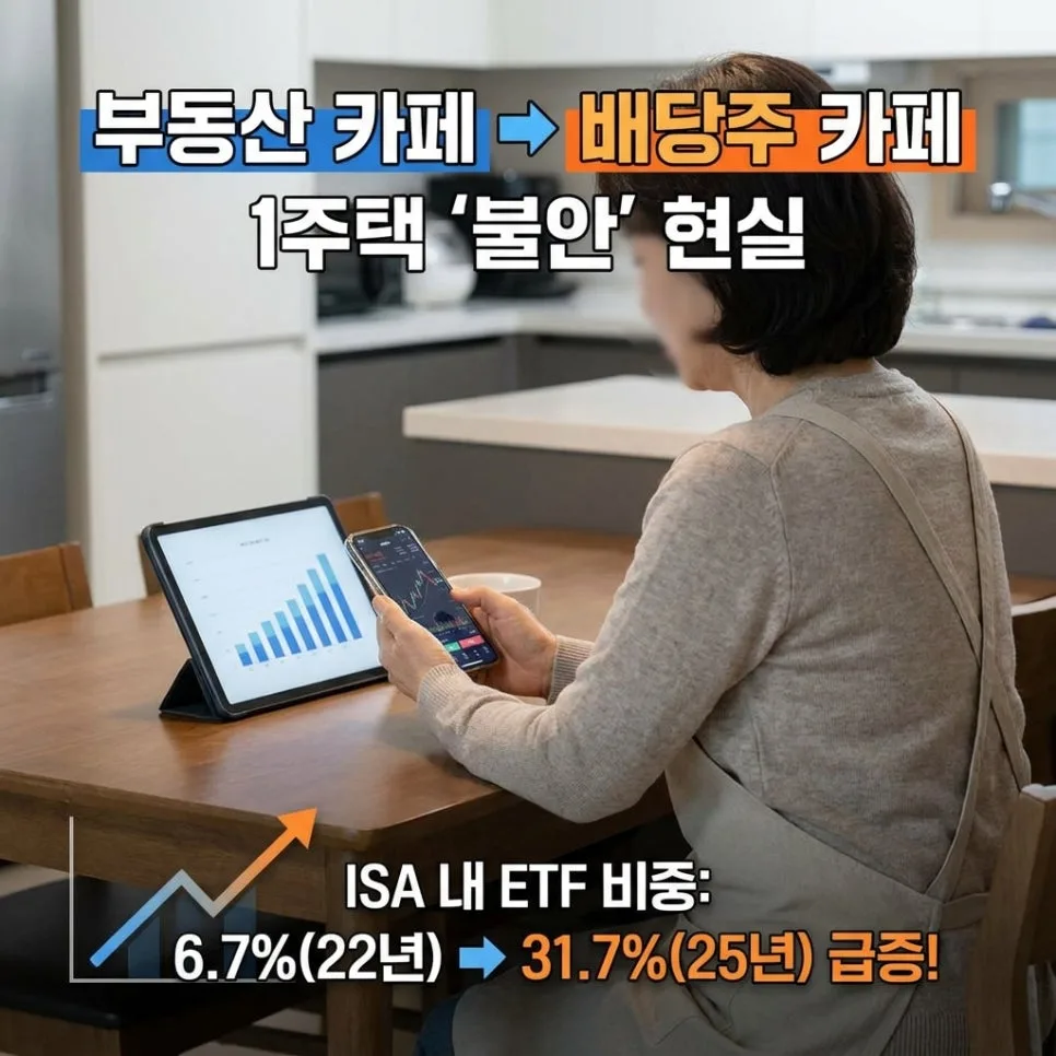 전업주부, 부동산 대신 배당주 카페 보는 이유 2026년 총정리