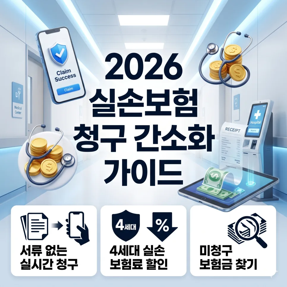 2026년 실손보험 청구 간소화: AI 심사부터 보험료 할인까지