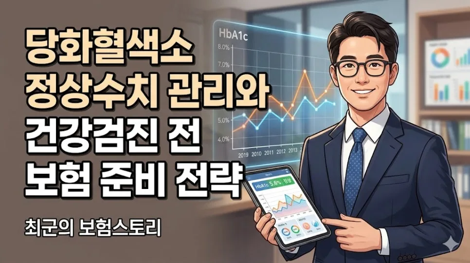 당화혈색소 6.0% 관리법: 2026년 건강검진 전 보험 점검 전략