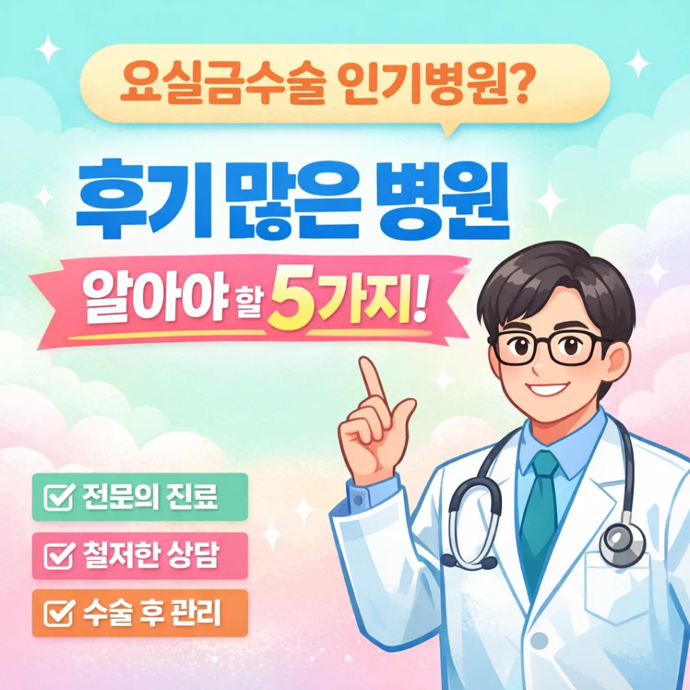 요실금수술 병원 선택 2026: 후기 많은 곳 고르는 5가지 기준 — 건강·의학 — ssmclinic