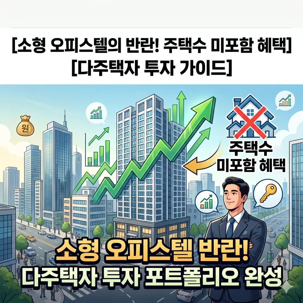 2026년 소형 오피스텔, 주택수 제외 혜택으로 세금 절약하는 법