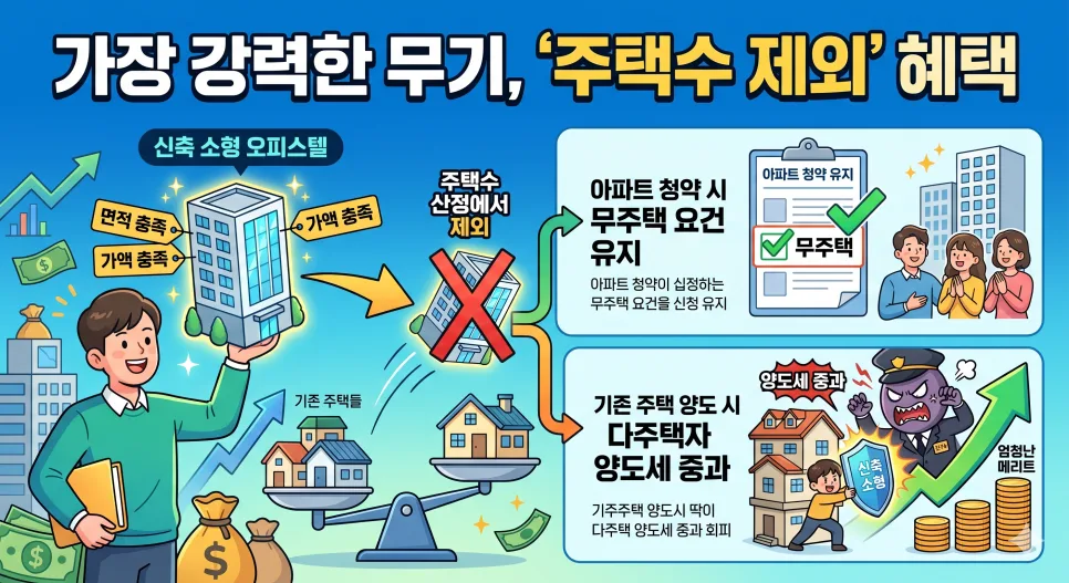 2026년 소형 오피스텔, 주택수 제외 혜택으로 세금 절약하는 법 2