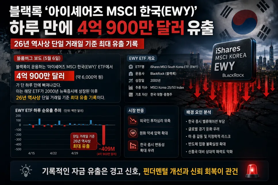 코스피 7500 돌파, 블랙록 자금 이탈 이유는? 2026년 전망 2
