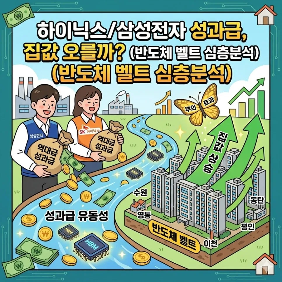 반도체 성과급, 집값 상승 견인할까? 2026년 수원·용인 부동산 전망