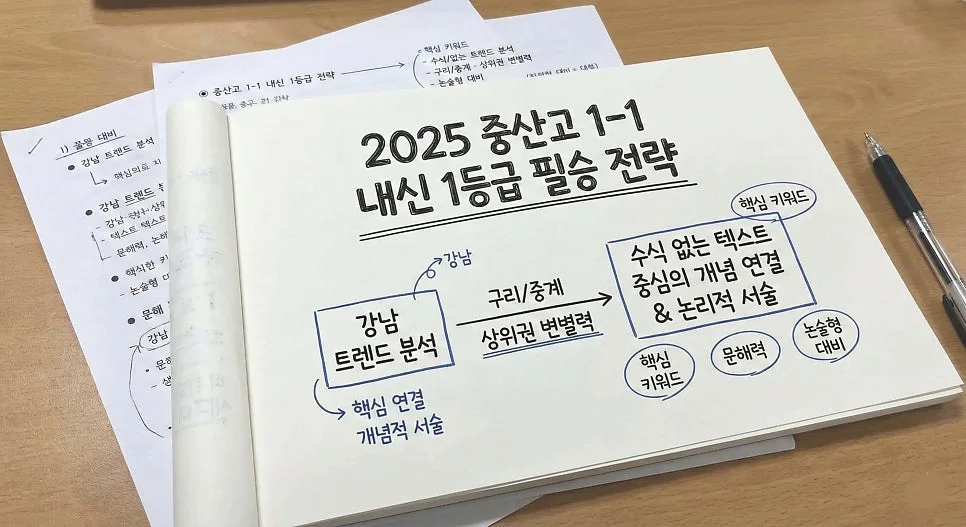 2025 중산고 1학년 수학 중간고사 완벽 분석: 킬러 문항 해법 2026 — 교육·학문 — eunjung145