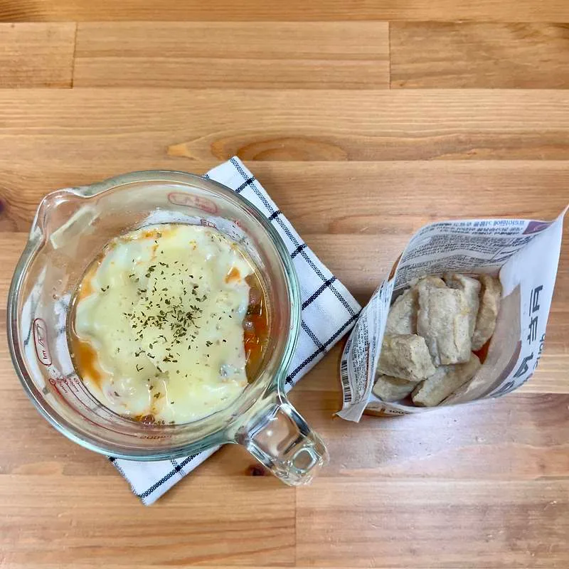 마녀스프와 닭가슴살 큐브: 20분 완성 초간편 식단 — 한식 레시피 — by 할많다함