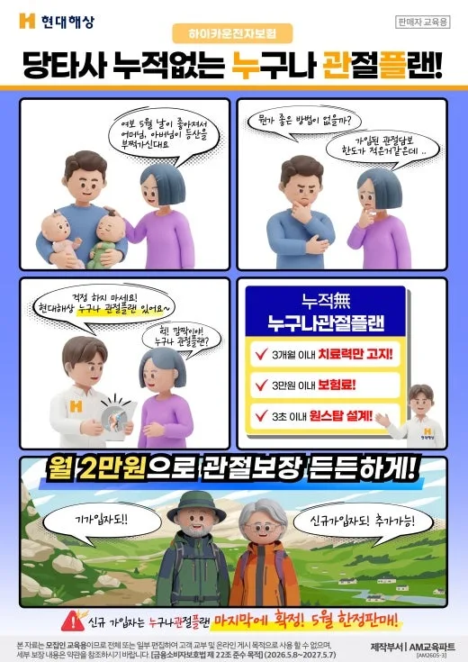 관절보험, 2026년에도 필수? 현대해상 플랜 비교 분석