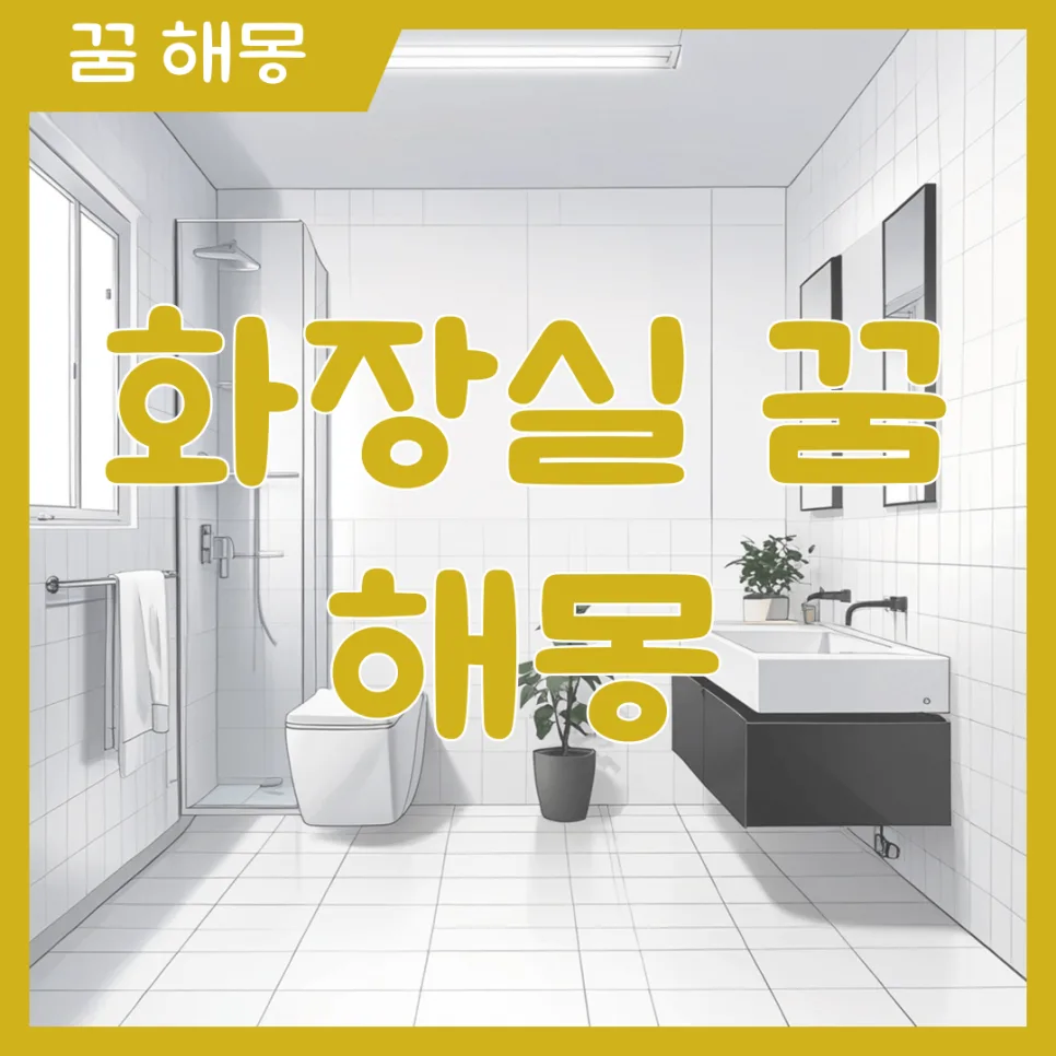화장실 꿈 해몽: 지저분한 꿈일수록 길몽? 2026년 운세 총정리 — 일상·에세이 — kteacher52