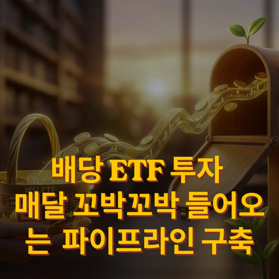2026년 배당 ETF 투자: 월급 외 현금 흐름 만드는 법 5단계