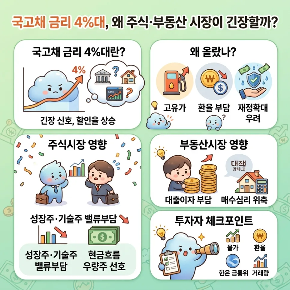 국고채 금리 4%대 진입, 투자 전략은? 2026년 핵심 분석 — 비즈니스·경제 — rurln0820
