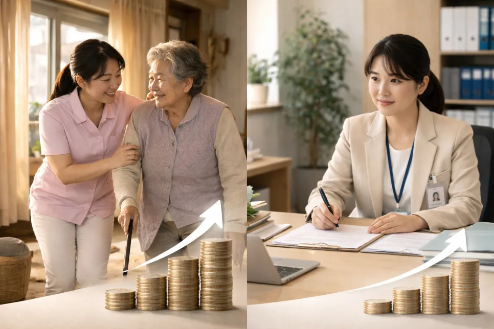 요양보호사 vs 사회복지사 2026년 현실 차이 비교 2
