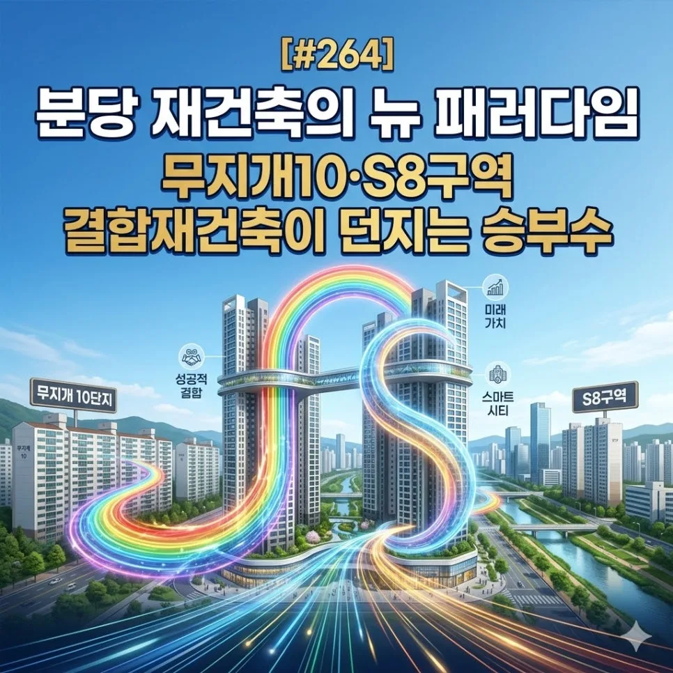 분당 재건축 게임 체인저: 무지개10·S8구역 전략 2026
