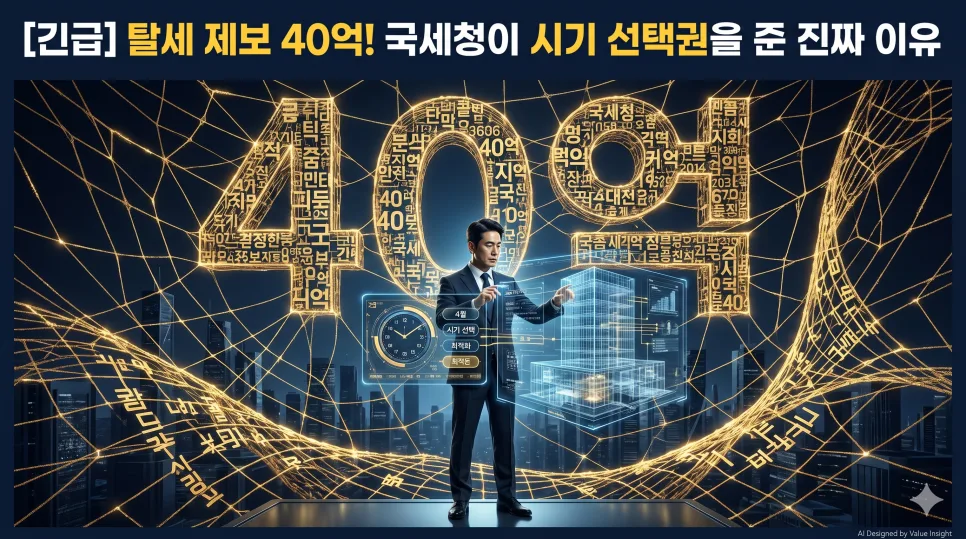 부동산 탈세 제보 포상금 40억 시대: 국세청 조사 전략 2026 — 비즈니스·경제 — ddanggibu