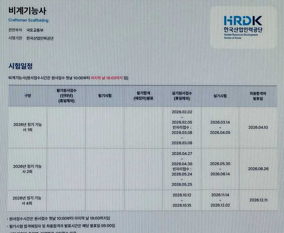 비계기능사 실기 합격 전략 2026: 초보자를 위한 강의 선택 가이드 2