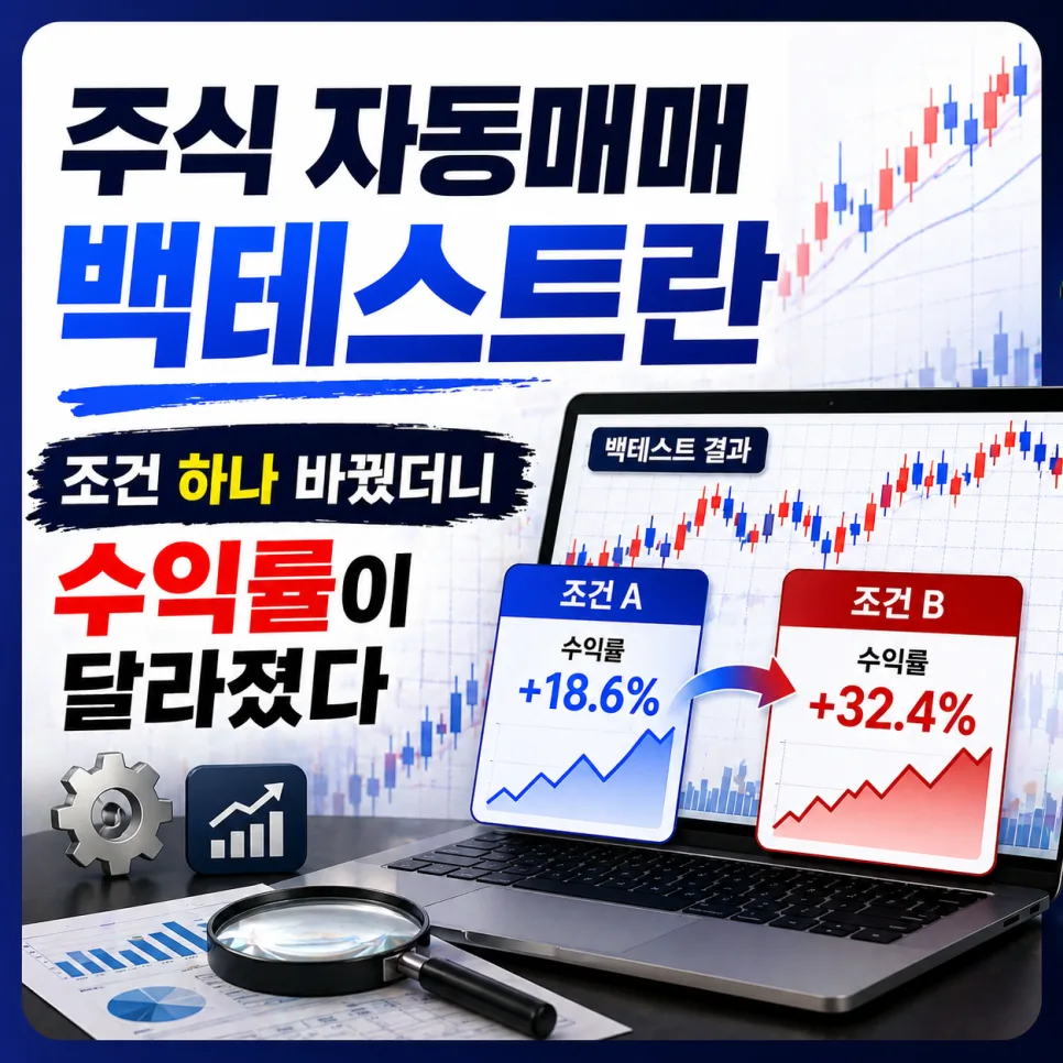 주식 자동매매 백테스트 2026: 트레일링 스탑 수정 결과 분석