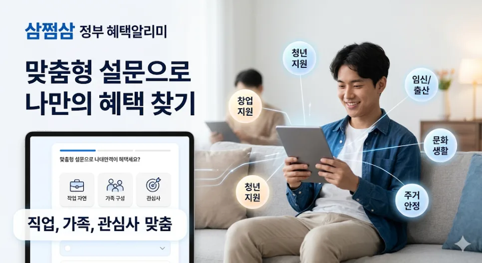 정부 지원금 & 세금 환급 2026: 삼쩜삼으로 찾는 법 총정리 3