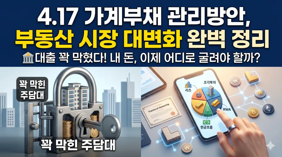 부동산 투자 패러다임 변화 2026: 가계부채 관리방안 이후 투자 전략