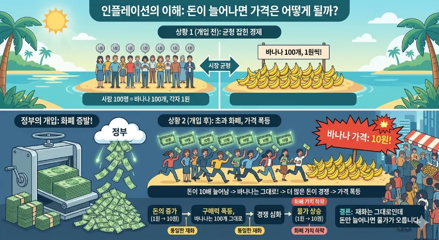 인플레이션: 돈 가치 하락 원인과 역사적 사례 2026 3