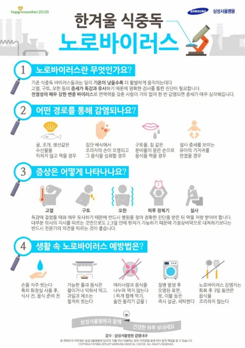 노로바이러스 증상 및 예방, 보험청구까지 2026년 총정리 2