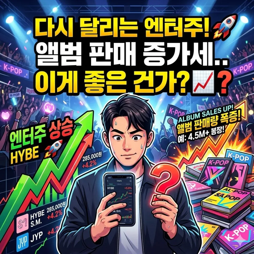 엔터주 앨범 판매량 급증, 진짜 호재일까? 2026년 투자 전략 — K-팝·음악 — dthanna
