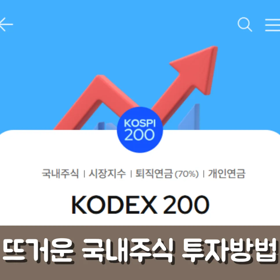 KODEX 200 ETF, 2026년 핵심 투자 전략 및 장단점 완벽 분석