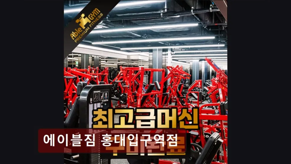 홍대 헬스장 에이블짐 2026년 시설 및 PT 후기 총정리 3