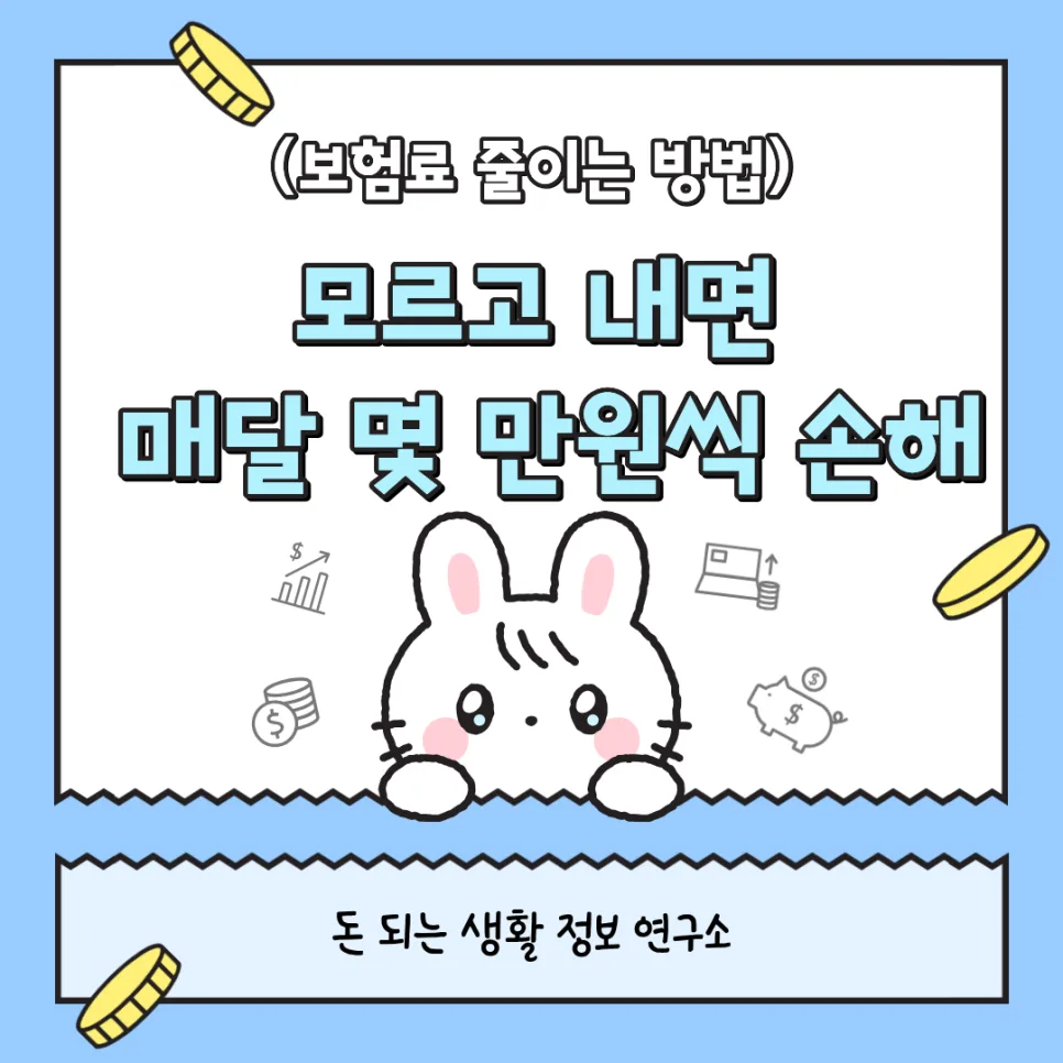 보험료 절약 노하우 2026: 월 20만원 아끼는 현실적 방법