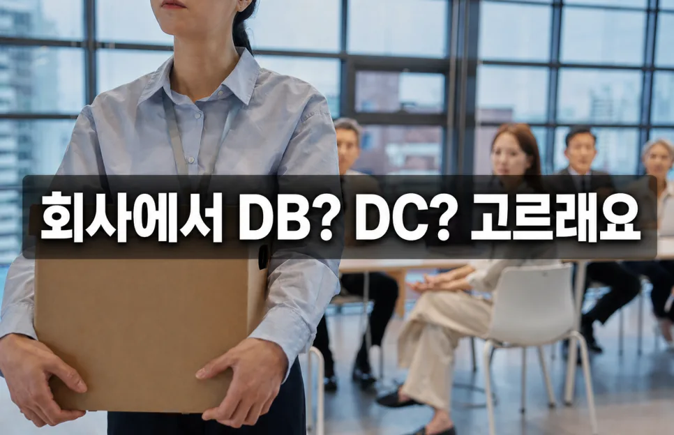 퇴직연금 DB vs DC, 2026년 나에게 맞는 선택은?