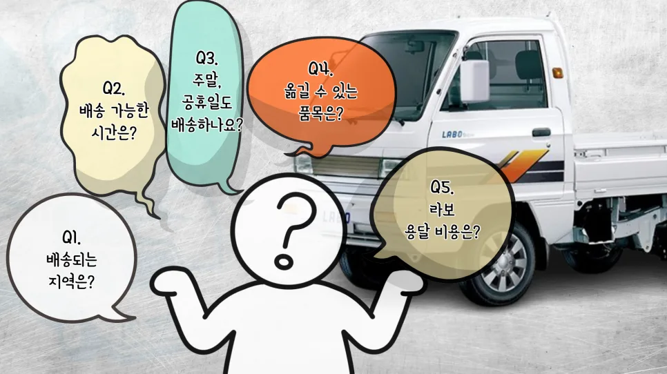 라보 용달 비용 2026: 서울/경기/인천 운송 가격 완벽 정리 2