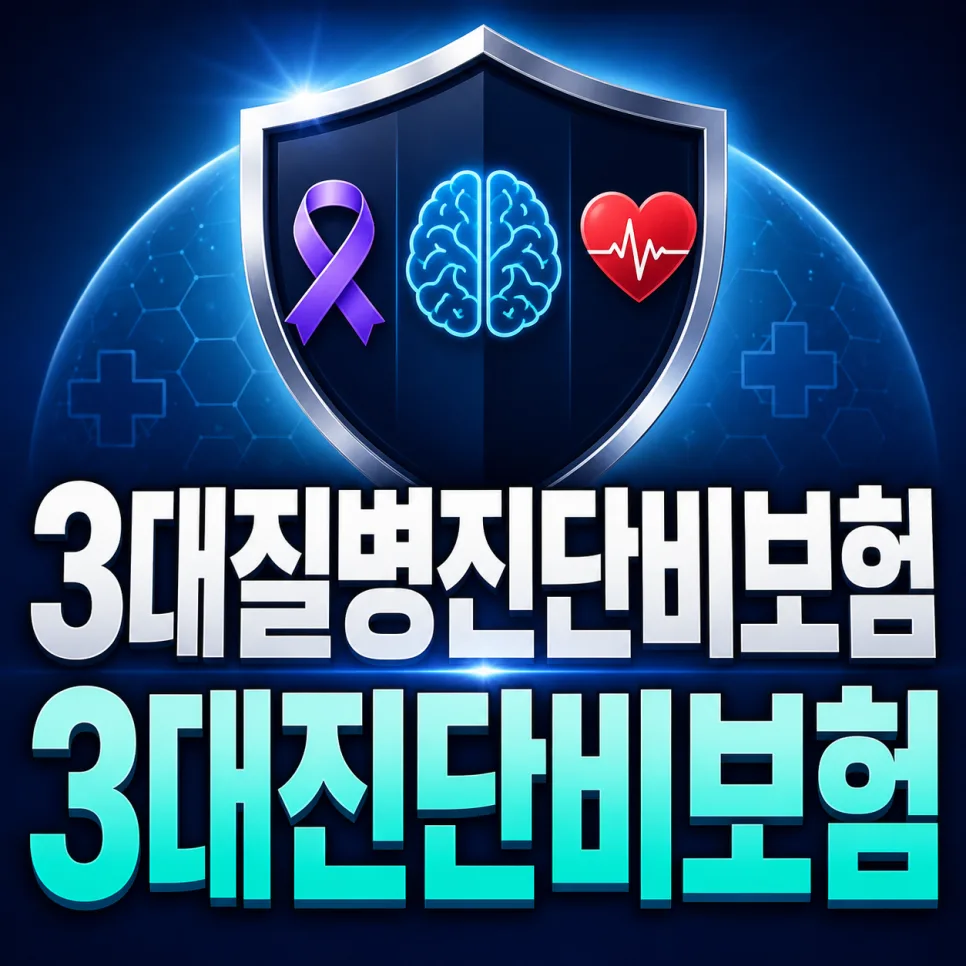 3대질병진단비보험 비갱신형 비교 2026: 암, 뇌, 심장 보장 분석