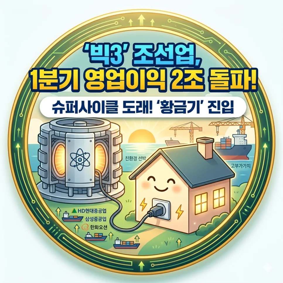 조선업 슈퍼사이클 2026: 빅3 실적 분석 및 전망