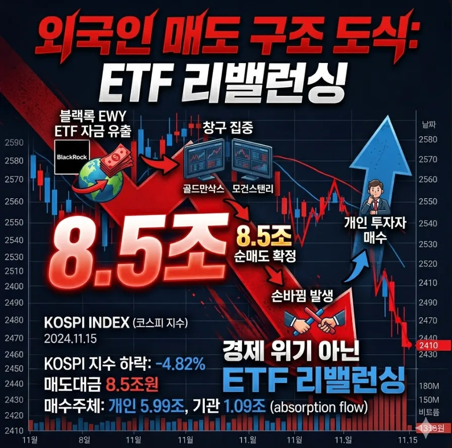 외국인 8.5조 매도, 2026년 시장 위기인가 기회인가? 2